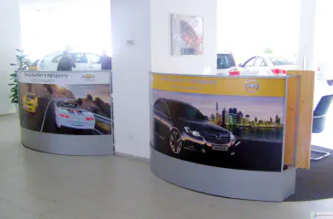 Внутрішня реклама. Автосалон Галичина авто.