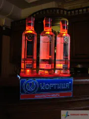 Підставки з діодною підсвіткою для бару.