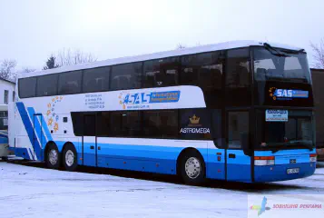 Оформлення рекламою автобуса  SAS.