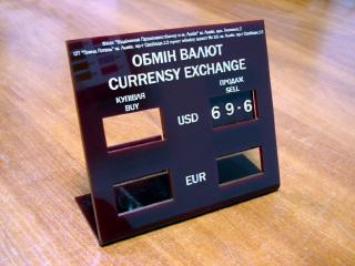 Пластикові підставки, таблички, цінники