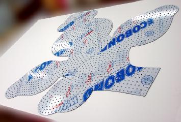 Монтаж діодів на композит, ПВХ