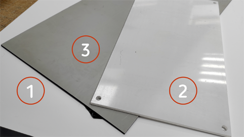 Матеріали для табличок, ПВХ, акрил, композит