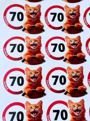 Друк на самоклеючій плівці